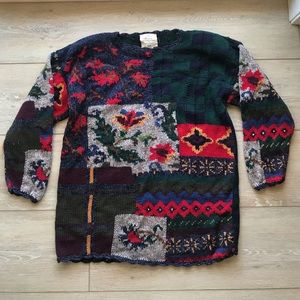 Hand knit sweater